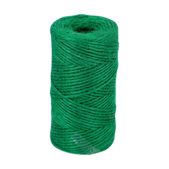 328 Ft Natural Jute Twine String Thin Ribbon Hemp Twine for Craft Gardening Plant Gift Wrapping Christmas Handmade Arts Decoration Packing String Home Decor