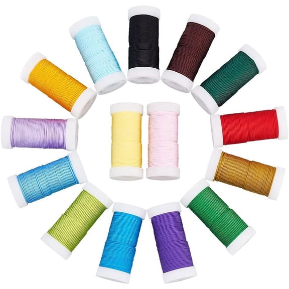 328 Yards Nylon Thread 0.8mm Beading String Cord Chinese Knotting Cord Kumihimo Macrame Cord