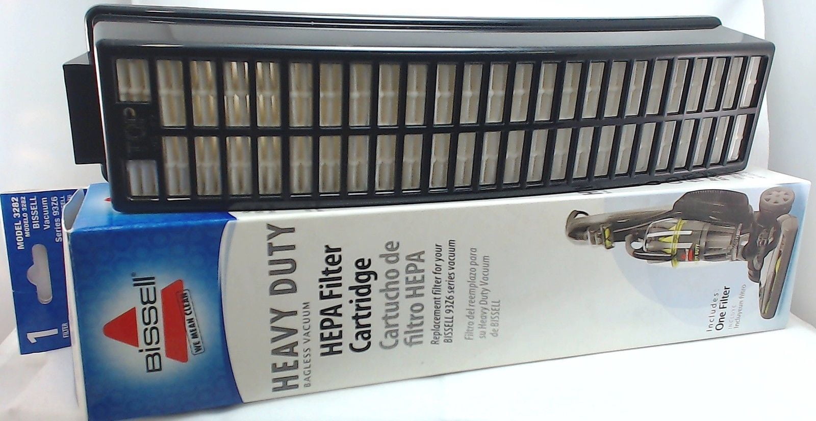 Black and White HEPA Filter Cartridge for Vacuum Cleaner