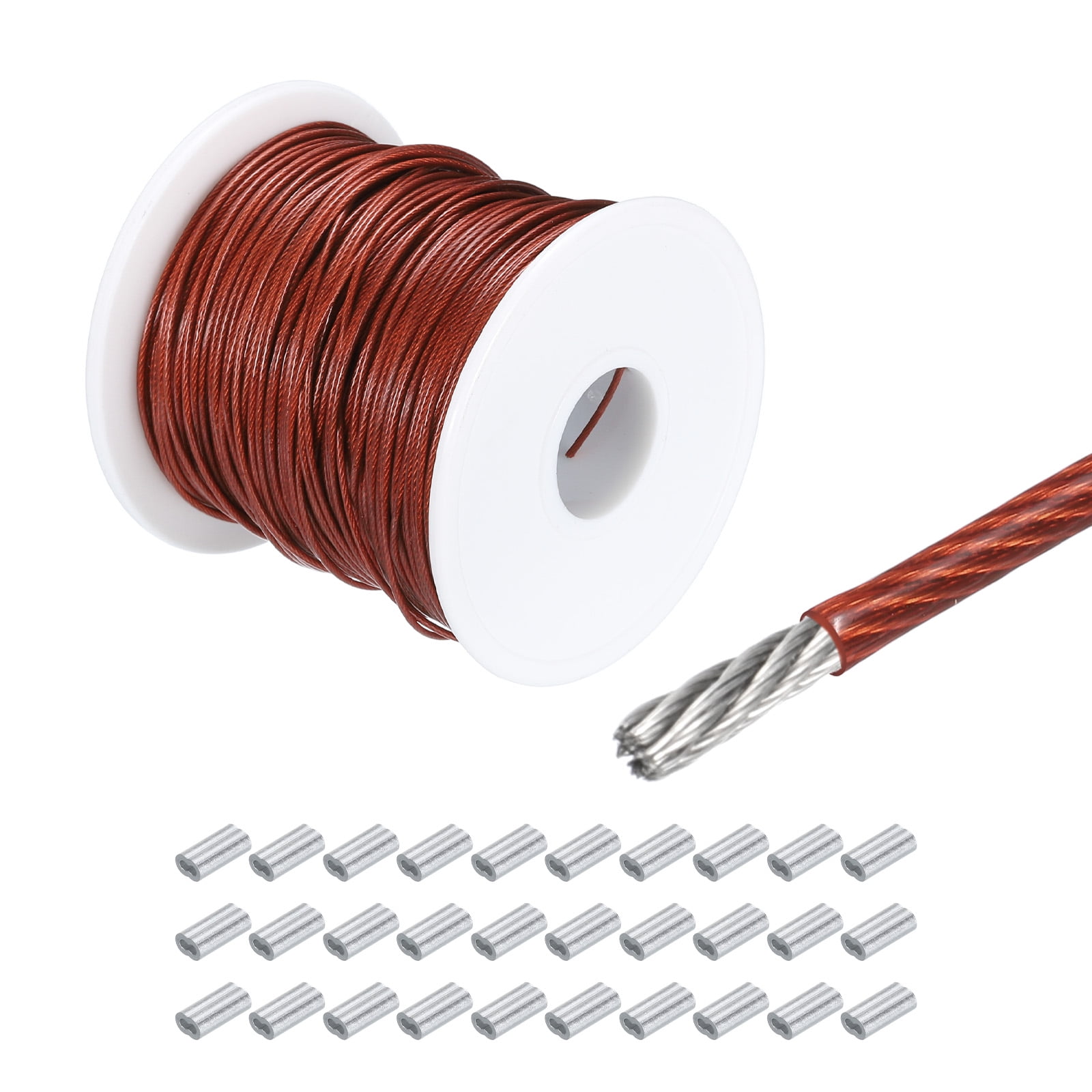 Plastic Coated Steel Wire Rope, 20 Meters Sold 304 Stainless Steel Coated Wires Ropes Steels - View #9