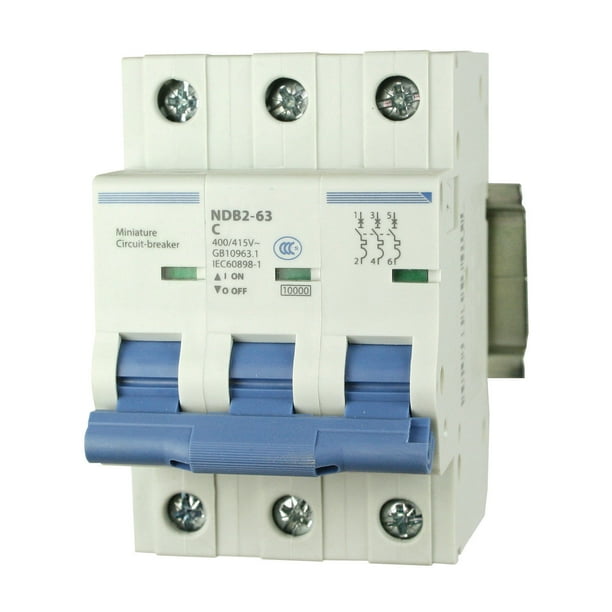 ASI NDB5-J415-2P DIN Rail Circuit Breaker - 15A, 240V AC, 2 Pole, UL1077, Hydraulic Magnetic Trip 2 thumbnail image