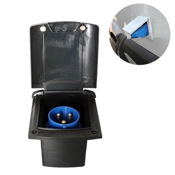 32A Universal Campervan Charger Portable RV Power Adapter, Fast Charging Power Supply for Motorhome, Campervan, Caravan, Outdoor Camping