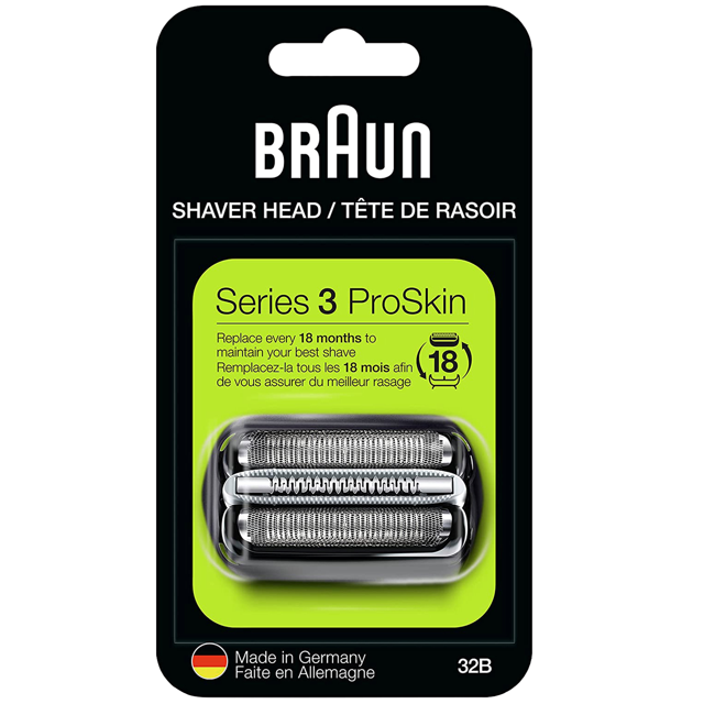 32B Series 3 Shaver Replacement Head for Braun Electric Razors,Foil