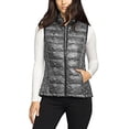 thumbnail image 1 of 32Degrees Weatherproof Women's Puffer Vest, Medium, Black Space Dye, 1 of 4