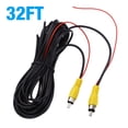 thumbnail image 1 of 32Ft Car Rca Extension Video Cable Rear View Backup Camera Line for Driving Recorder Navigation Monitor, 1 of 8