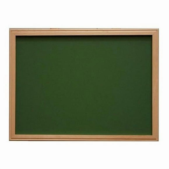 32G 18 in. x 24 in. Hardwood Framed Green Chalkboard