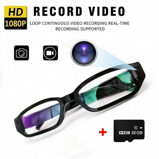 32G Mini HD 1080P Camera Glasses Eyewear DVR Video Recorder Cam