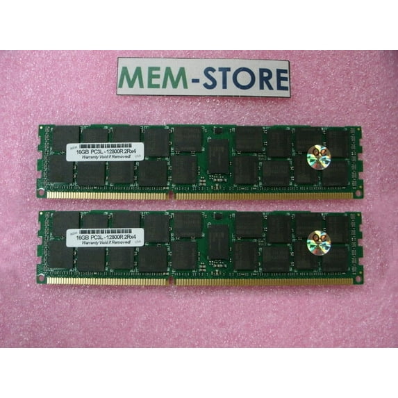 32GB (2x16GB) DDR3 1600MHz ECC RDIMM Crucial CT2C16G3ERSLD4160B Equivalent RAM (3rd Party)