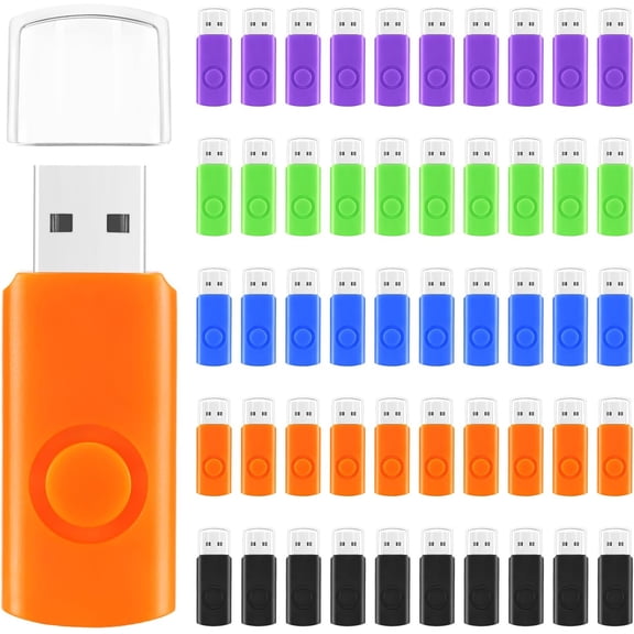 32GB 50Pack USB2.0 USB Flash Drive(50 Pack 32GB, Mix Color)
