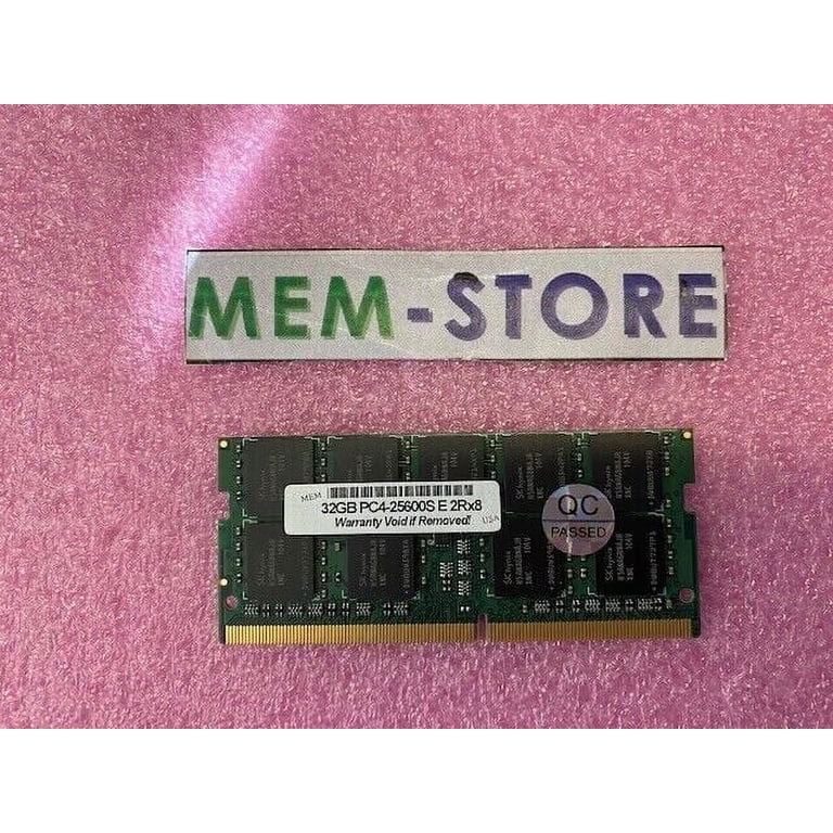 32GB DDR4-3200 ECC SO-DIMM Micron 32GB DDR4 3200 Laptop ECC SODIMM