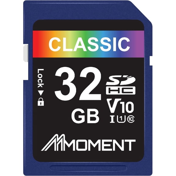 32GB Full-Size SD, SDHC Card Compatible with Camera Full HD Video, PC, UHS-I, U1, V10, Class 10, Read Speed Up to 97 MB/s,Write Speed Up to 25MB/s
