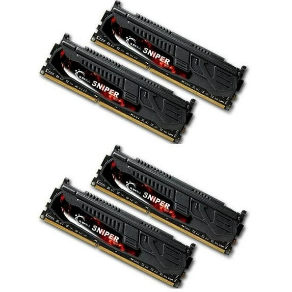 32GB G.Skill DDR3 PC3-17000 2133MHz Sniper Series (10-12-12-31) Quad Channel kit (4x8GB)
