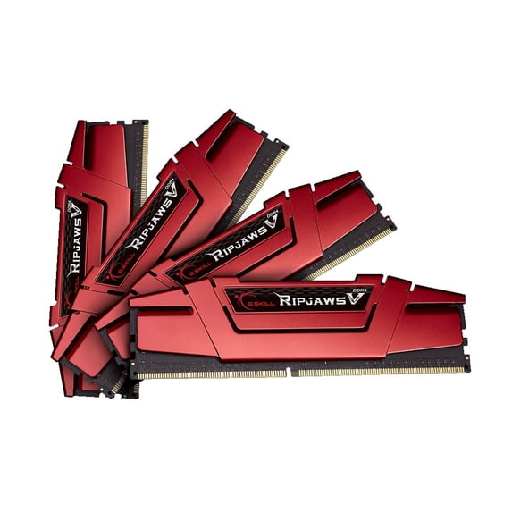 32GB G.Skill DDR4 PC4-21300 2666MHz Ripjaws V CL19 Quad Channel Desktop Kit (4x8GB)