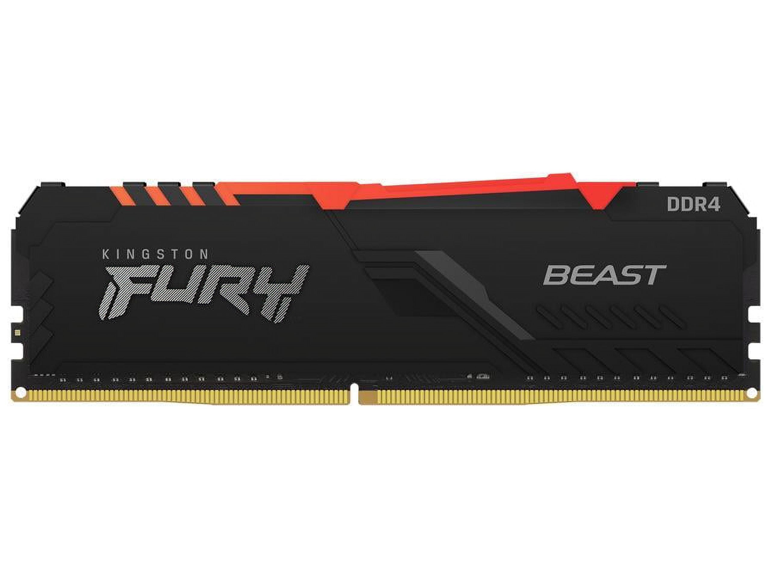 32GB Kingston Technology FURY Beast RGB 3200MHz DDR4 Memory Module (1 x 32GB)