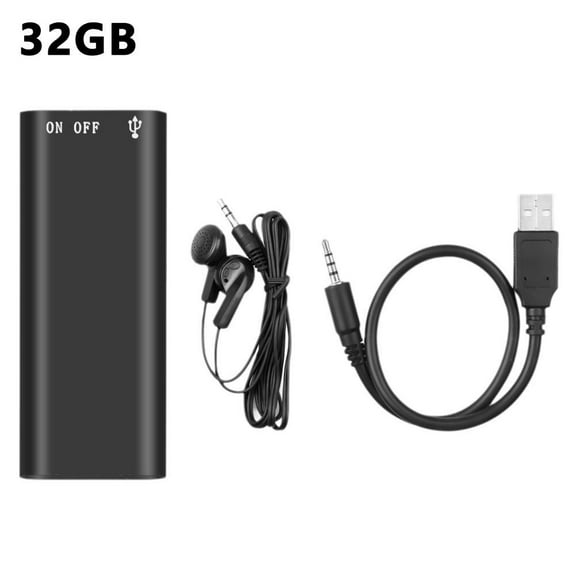 32GB Mini Audio Recorder Voice Activated Office Listening Device