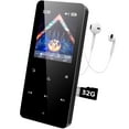 32GB Mp3 Player with Bluetooth 5.0, Play Music up to 30 Hours. Portable