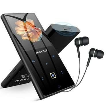 32GB Mp3 Player with Bluetooth 5.0,Portable Digital Lossless HiFi Audio Music Player with HD Speaker,2.4 in Curved Screen,FM Radio,Voice Recording,Ideal for Sports MP3, Supports up to 128GB Walkman