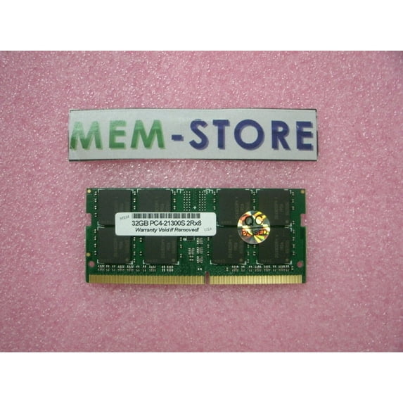 32GB RAM Memory DDR4 2666MHz SODIMM ThinkPad P1 20MD, 20ME; P52 20M9, P72 20MB, 20MC (3rd Party)