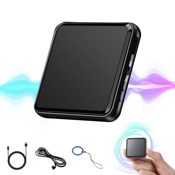 Cteifuer 32GB Ultra-Thin Professional Digital Voice Recorder: Voice Activated Recorder with DSP Noise Reduction for Interviews Lectures Meetings