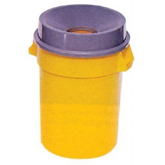 32Gal Brute Container W-O Lid Trash Can Gray