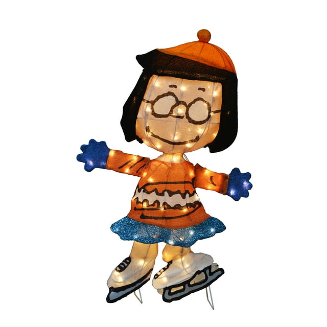 32INCH Skating Marcie Peanuts 3D Lighted LED Holiday Charlie Brown