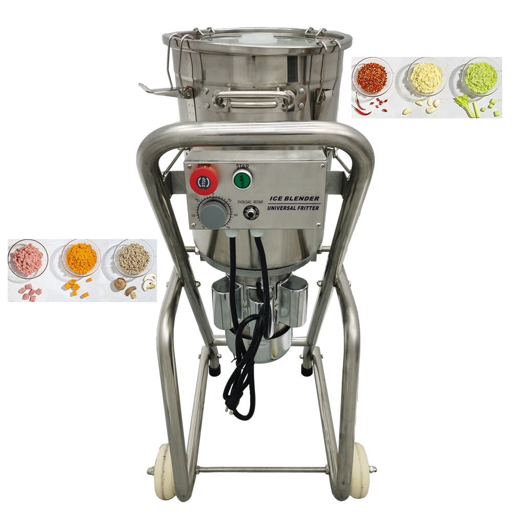 32L Meat Vegetable Prep Food Processor Chopper Electric Fruits Ginger Garlic Peanut Commercial 110V