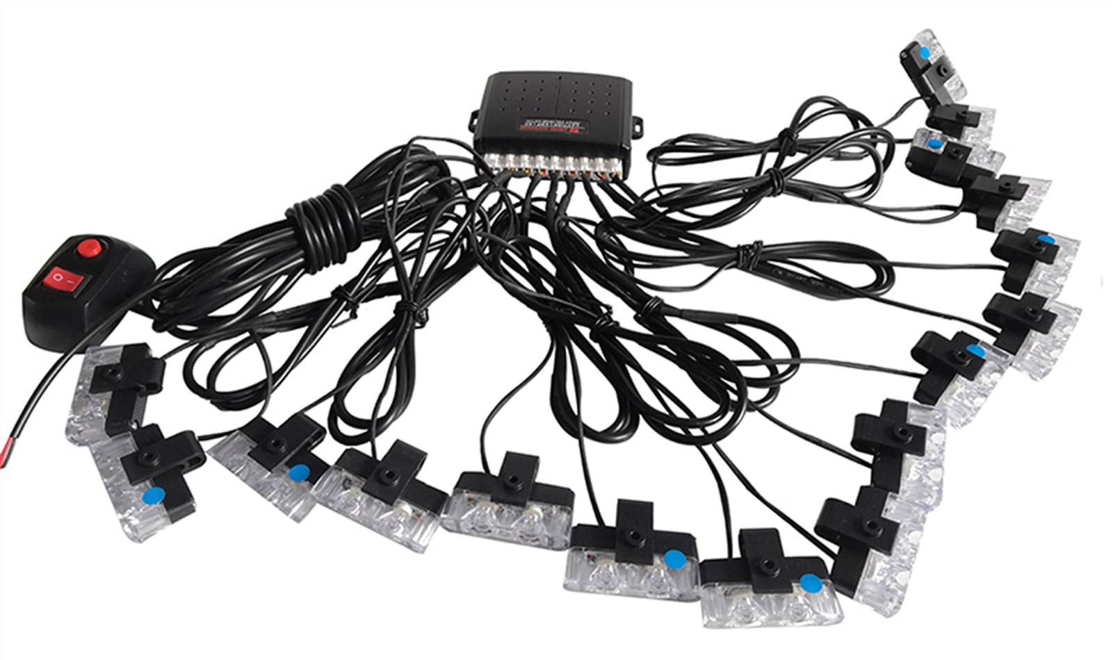 32LED Super Bright Car Truck Emergency Light Flashing Firemen Lights