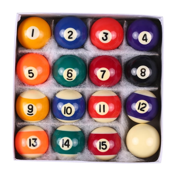 32MM / 38MM Children’s Billiards Ball Set, Resin Mini Pool Cue Balls Full Set for Kids Table Games and Family Entertainment