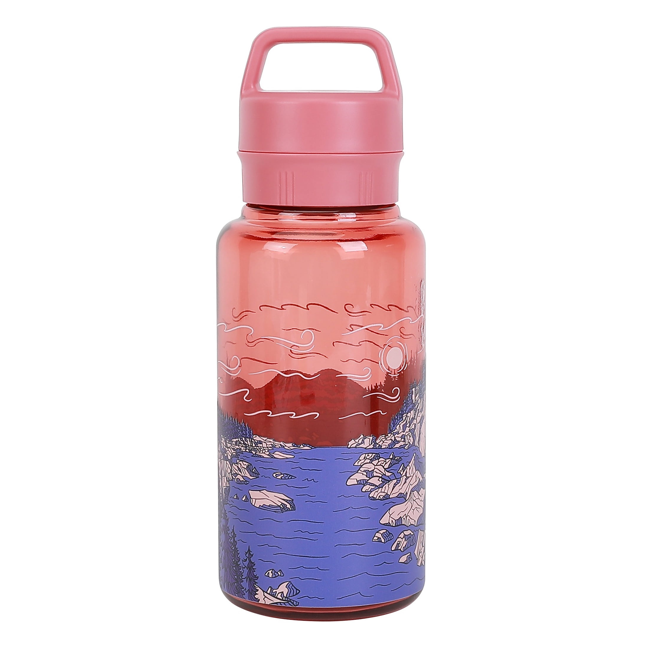 Ozark Trail 32 oz Tritan Water Bottle with Chug Cap, Granite Coast