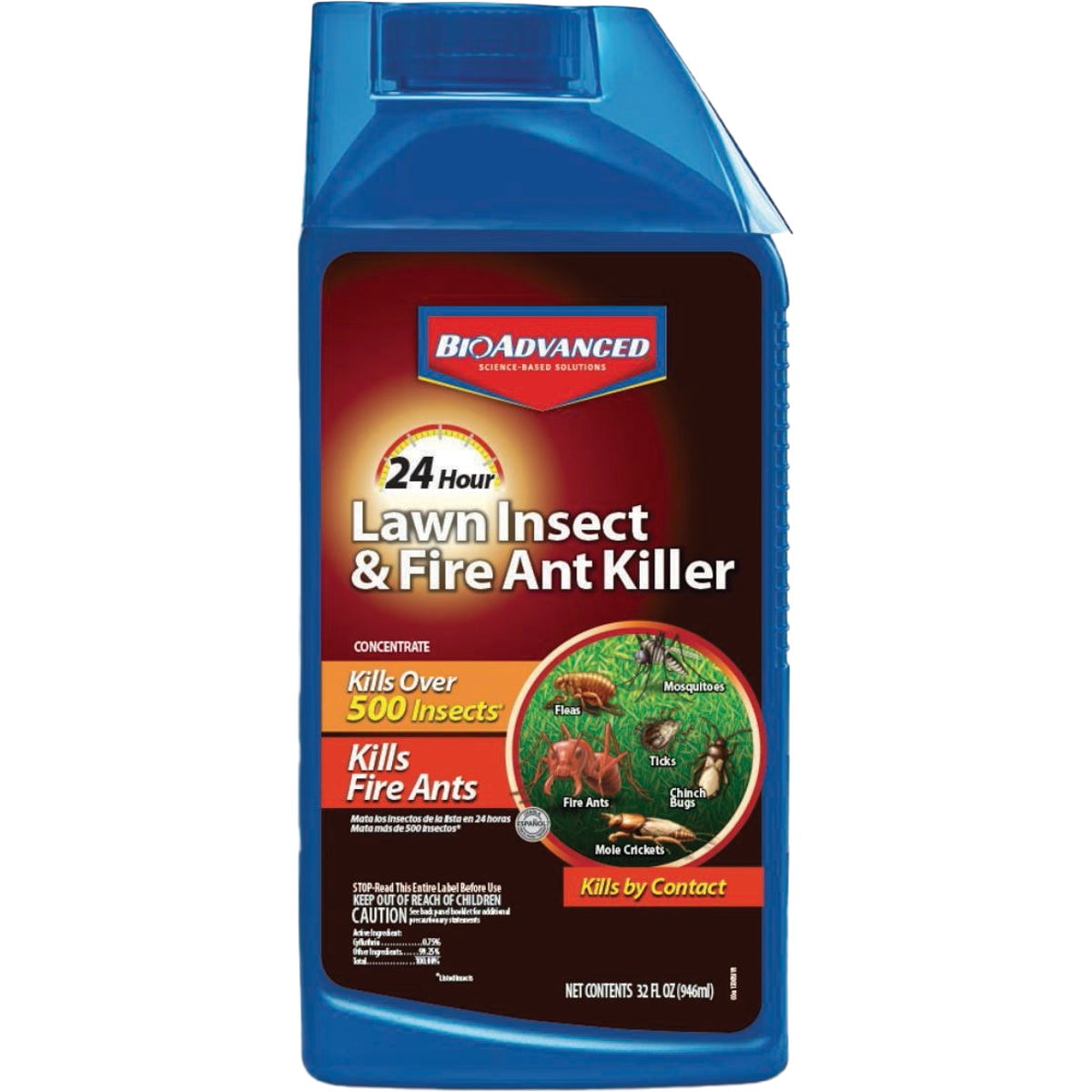 SBM Life Science Fire Ant Killer Insecticide Spray - 24 Hour Lawn Treatment - 32oz Bottle