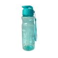 thumbnail image 1 of 32OZ Colorful Clear Water Bottle, Clamshell Leakproof Water Bottle, Portable Press Cup, Student Daily Portable Cup Outdoor Sports Fitness Drinking Tool, 1 of 2
