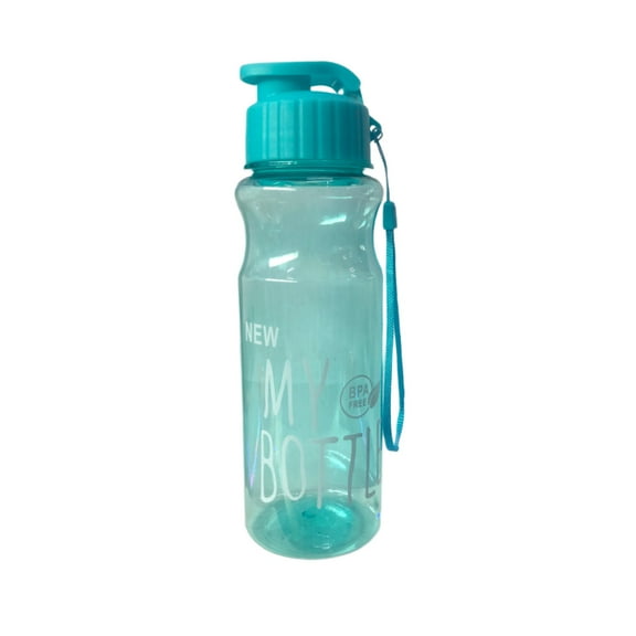 32OZ Colorful Clear Water Bottle, Clamshell Leakproof Water Bottle, Portable Press Cup, Student Daily Portable Cup Outdoor Sports Fitness Drinking Tool