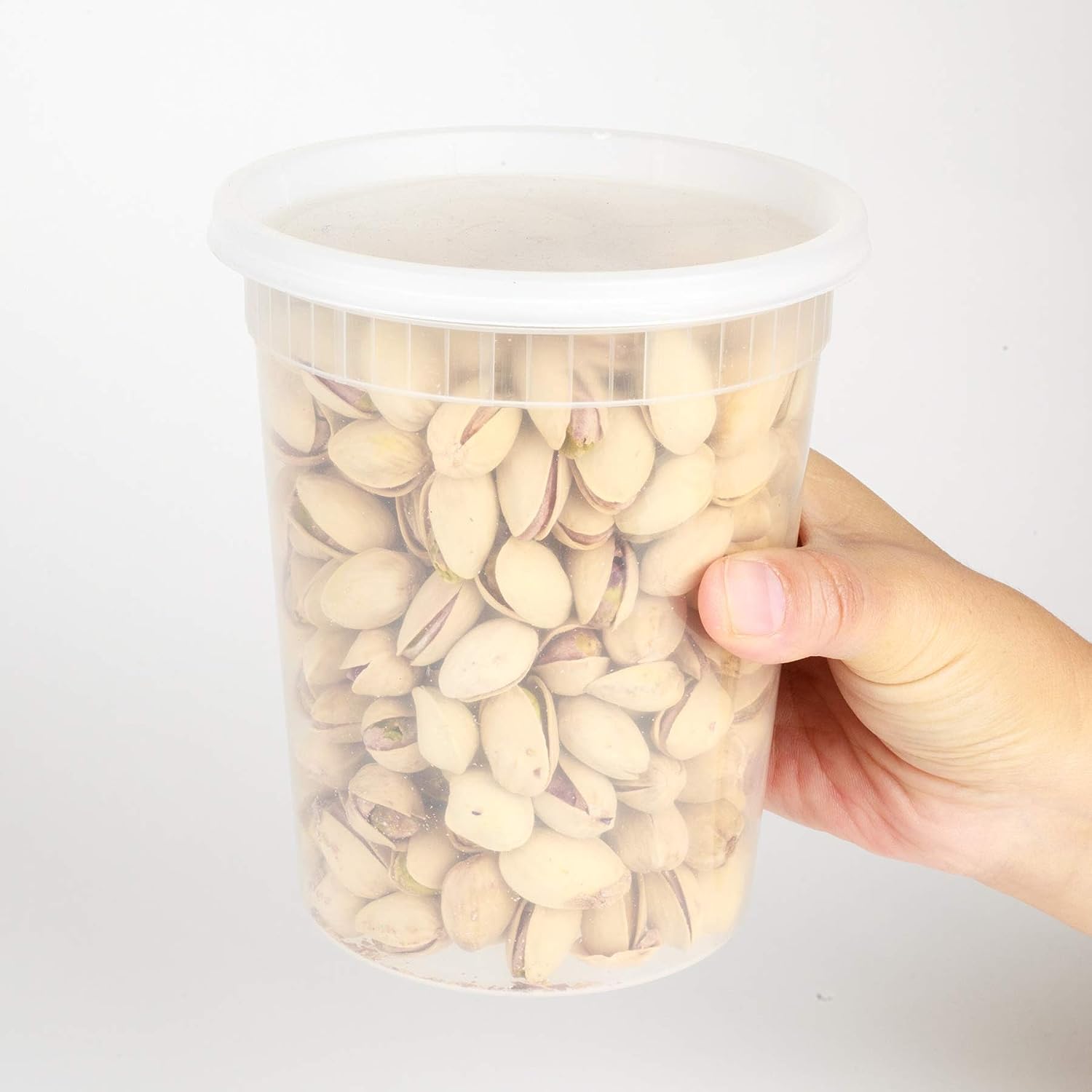 , 32Oz10Sets Plastic Food Storage Containers With Lids, Microwavable