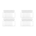 thumbnail image 1 of 32PCS Acrylic Photo Frames Keychain Holder Insert Blank Keyring for DIY Craft 2.2 X 3 Inch, 1 of 7