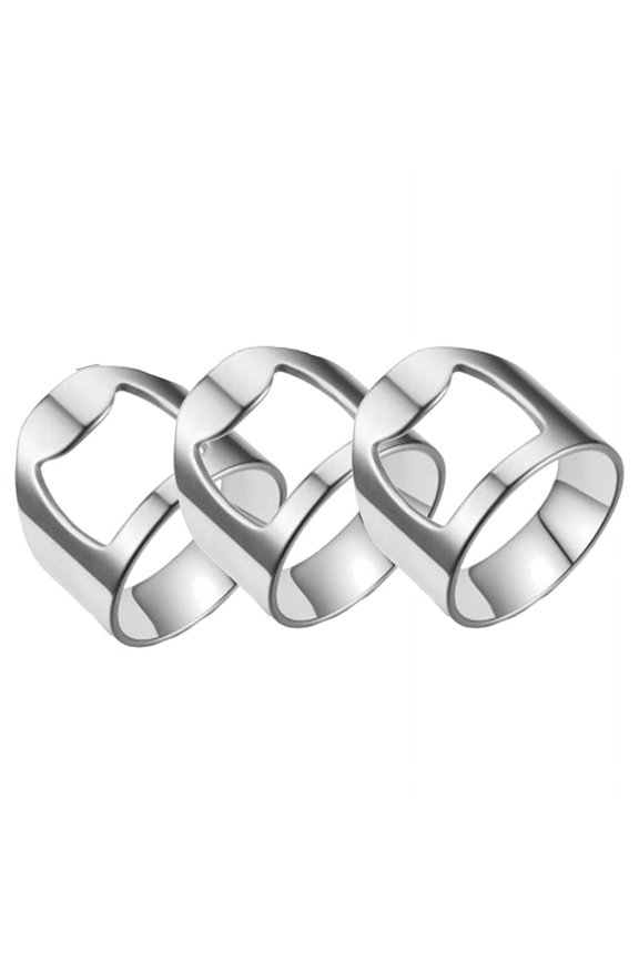 32PCS Bartender Ring Bartender Ring Bottle Opener Stainless Steel Ring Bottle Opener Ring Bottle Opener for Bartenders,C