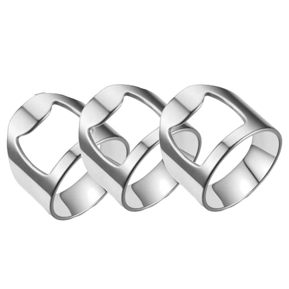 32PCS Bartender Ring Bartender Ring Bottle Opener Stainless Steel Ring Bottle Opener Ring Bottle Opener for Bartenders,C