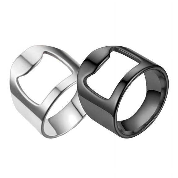 32PCS Bartender Ring Bartender Ring Bottle Opener Stainless Steel Ring Bottle Opener Ring Bottle Opener for Bartenders,B