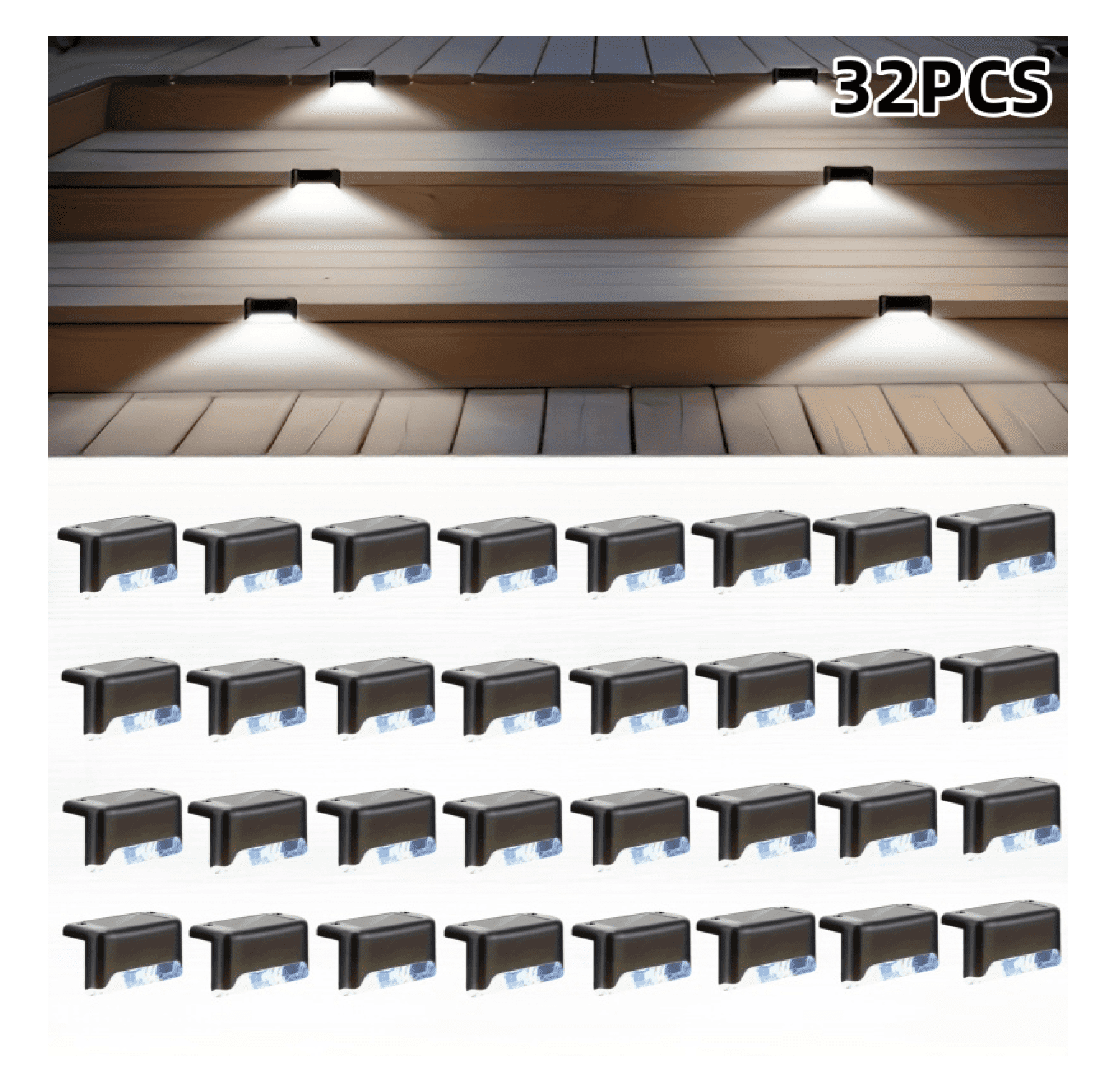 32PCS Decorative Light Solar Energy Waterproof and Dustproof Light ...