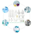 thumbnail image 1 of 32PCS, Lab Chemilcal Unit 24/40 Joints Glass Organic Chemistry Lab Glassware Kit, 1 of 22