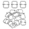 thumbnail image 1 of 32Pack Roller Buckle, 5/8"(15mm)Tri-Glides Slide Buckles, Silver, 32mm, 1 of 6