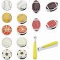 thumbnail image 1 of 32Pcs 8 Styles Alloy Enamel Slider Charms Platinum Sports Theme Mixed Shapes 12.5~22.5x4~13x4~6mm Hole: 1.3~1.7x6.5~8mm 4pcs/style, 1 of 7