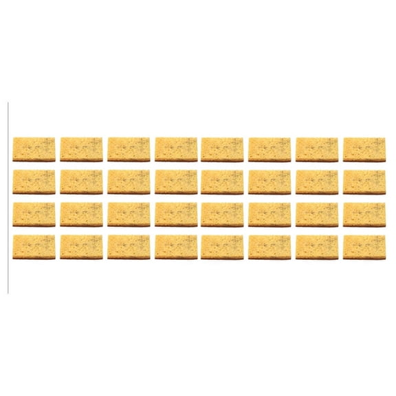 32Pcs Biodegradable and Compostable Sponges Scouring Pad,Palm Fiber Eco-Friendly Sponge for Kitchen Dishes Cleaning,32 x Sponges,As shown