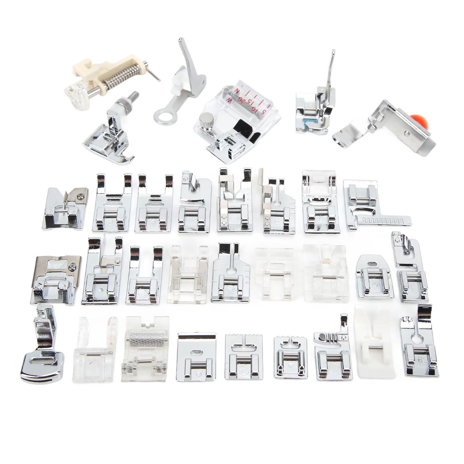 32Pcs Presser Foot Multi Function Improve Work Efficiency Wear