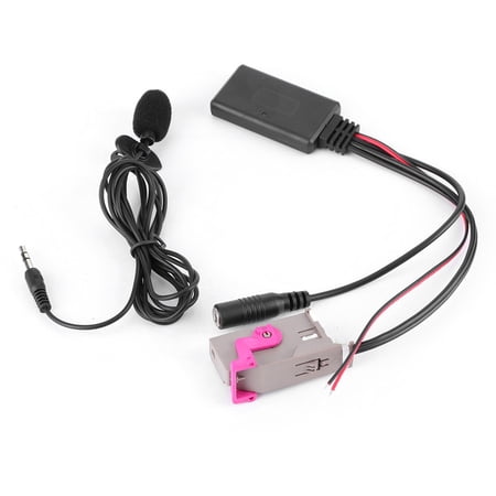 32Pin Bluetooth AUX Adapter Wireless Car Audio Input Cable Connector Compatible with Audi RNS-E Navigation System for A3 A4 A6 A8 TT (7.1 Inches / 18.0 cm)