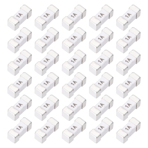 Uxcell 125V 1A Surface Mount Device Fuse Ceramic Fuses 0603 Slow Blow 50Pack
