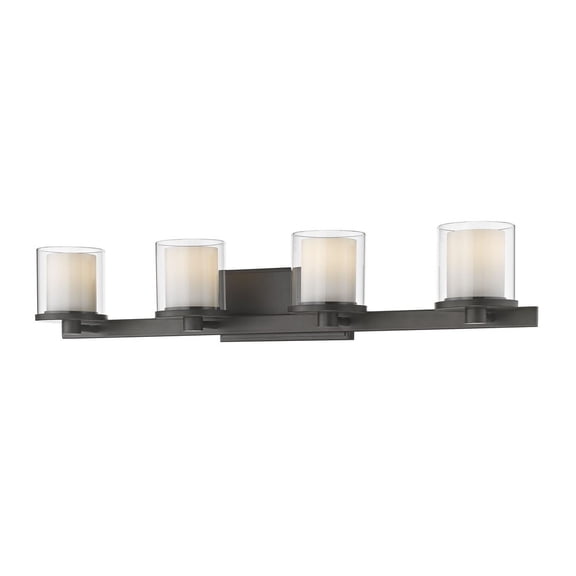 Z-Lite Schema 4 Light LED Vanity Light in Bronze