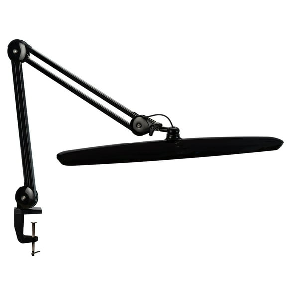 32W LED Beauty Lamp with Clip - Adjustable Brightness Eye Protection Light for Eyelash Extensions, Microblading, Nails,Black