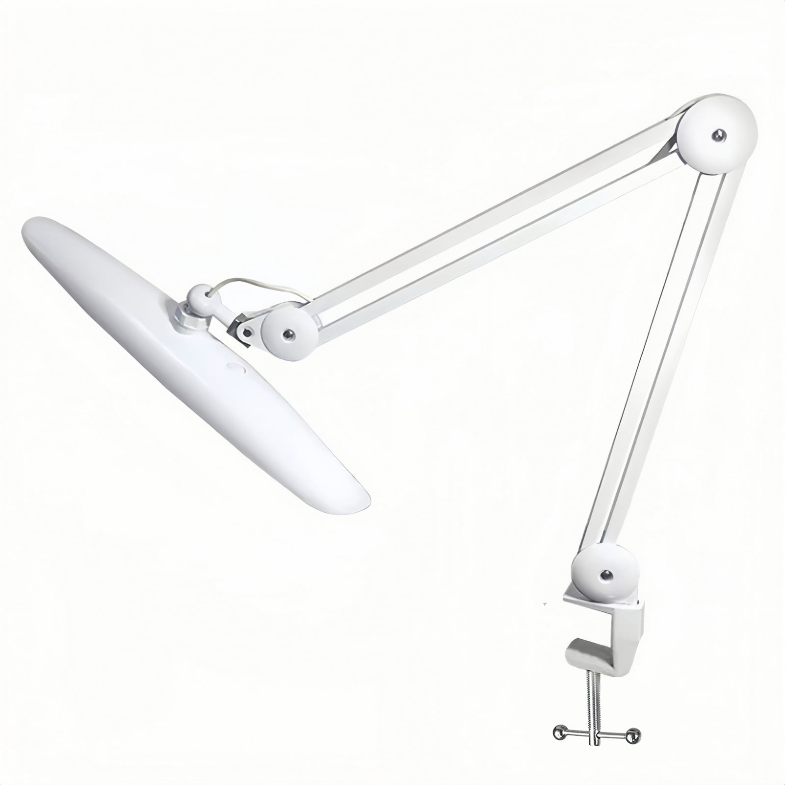 32W LED Beauty Lamp with Clip - Adjustable Brightness Eye Protection Light for Eyelash Extensions, Microblading, Nails,White
