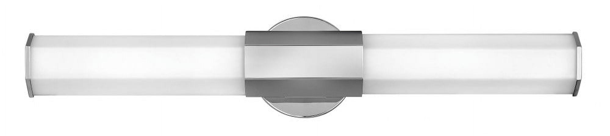 Polished Nickel Cylinder Outdoor Wall Light with Etched Glass