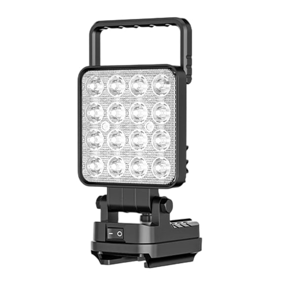 32W Rechargeable Flashlights 140°Beam Adjustable Brightness For DCB206 Outdoor Activities